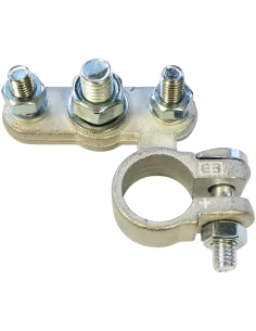 Collier de batterie 3 axes M6/M8/M6 pour borne positive Auto