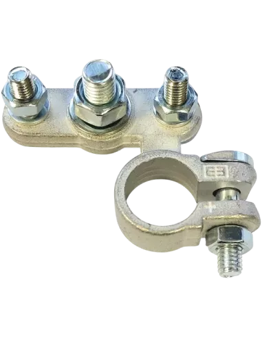 Collier de batterie 3 axes M6/M8/M6 pour borne positive Auto
