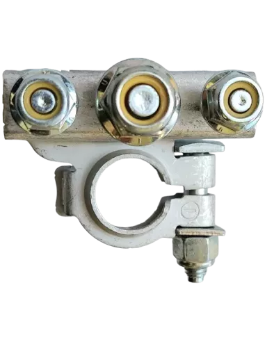 Collier de batterie 3 axes M6/M8/M6 pour borne négative