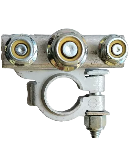 Collier de batterie 3 axes M6/M8/M6 pour borne négative