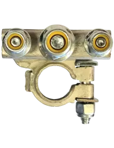 Collier de batterie 3 axes M6/M8/M6 pour borne positive