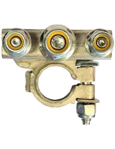 Collier de batterie 3 axes M6/M8/M6 pour borne positive