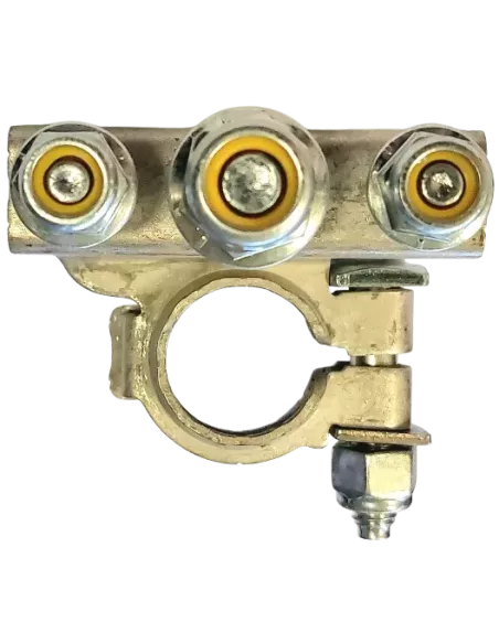 Collier de batterie 3 axes M6/M8/M6 pour borne positive