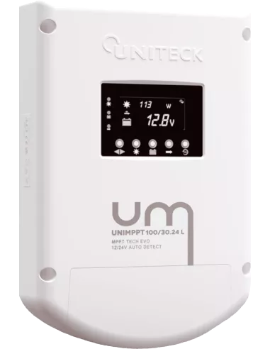 UNIMPPT 100/30.24L - Régulateur de charge solaire 12 V / 24 V 30 A UNITECK