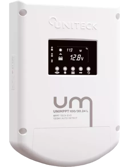 UNIMPPT 100/30.24L - Régulateur de charge solaire 12 V / 24 V 30 A UNITECK