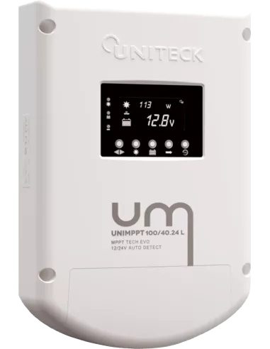 UNIMPPT 100/40.24L - Régulateur de charge solaire 12 V / 24 V 40 A UNITECK
