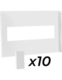 Façade avant + Obturateurs 10 Modules pour UNIBOX UNITECK