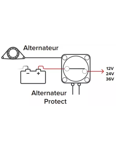 Coupe batterie UNISWITCHBAT 275.36-AP UNITECK (schéma)