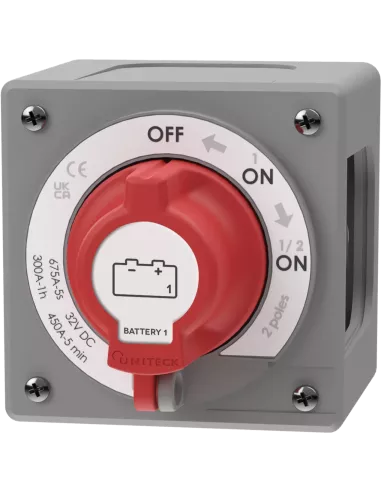 Coupe batterie UNISWITCHBAT 300.24-2P UNITECK