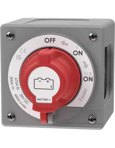 Coupe batterie UNISWITCHBAT 300.24-2P UNITECK