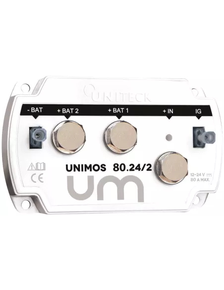 Répartiteur de charge UNIMOS 80.24/2 12/24V 80A 2 sorties