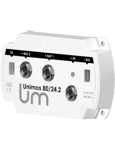 Répartiteur de charge UNIMOS 80.24/2 12/24V 80A 2 sorties 2