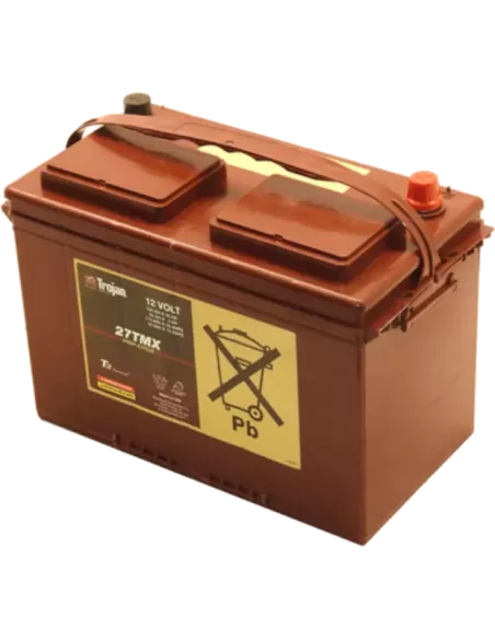 Batterie TROJAN 27TMX 12V 105Ah bornes Auto