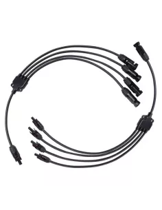 Paire d'adaptateur pour mise en parallèle de 4 panneaux MC4 MMMM-F / MC4 FFFF-M