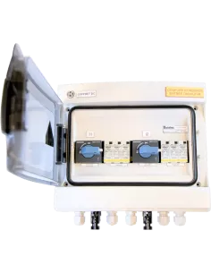Coffret de protection DC 1000 V, 25 A, 2 champs 2