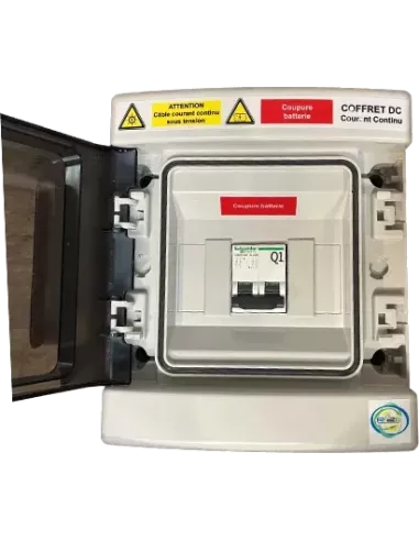 Coffret de protection batterie DC 40 A / 500 V