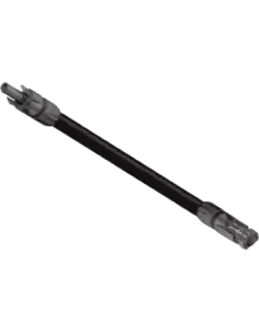 Câble solaire 10 mm² sur mesure avec connectique Noir