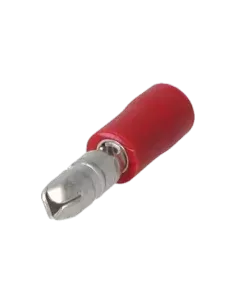 Cosse cylindrique mâle isolée 0.25 - 1.5 mm² rouge