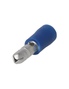 Cosse cylindrique mâle isolée 1.5 - 2.5 mm² bleu