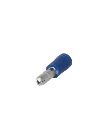 Cosse cylindrique mâle isolée 1.5 - 2.5 mm² bleu