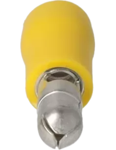 Cosse cylindrique mâle isolée 4 - 6 mm² jaune 2