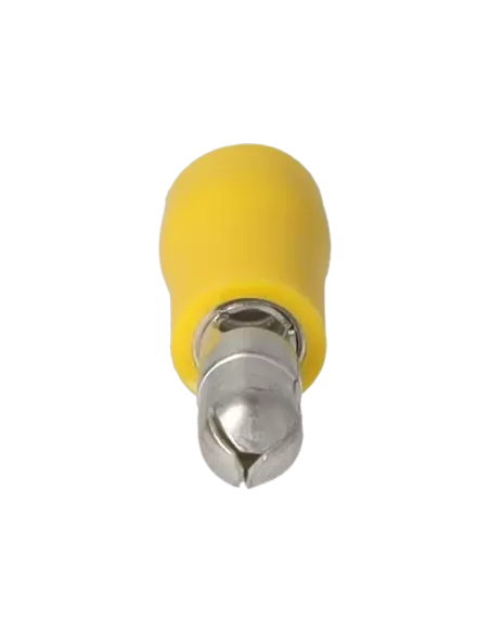 Cosse cylindrique mâle isolée 4 - 6 mm² jaune