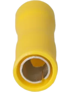 Cosse cylindrique femelle isolée 4 - 6 mm² jaune 2