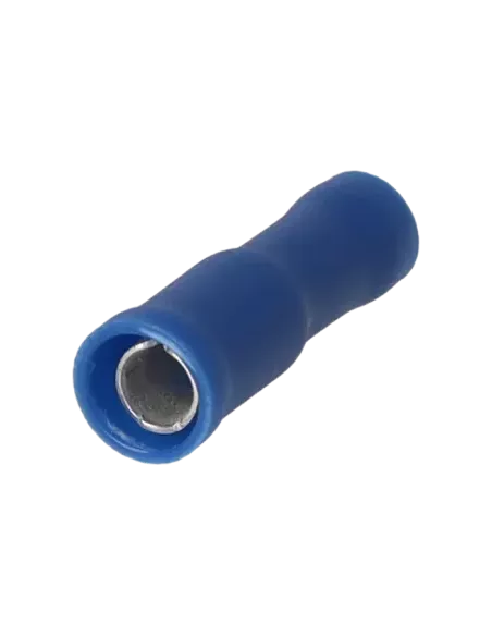 Cosse cylindrique femelle isolée 1.5 - 2.5 mm² bleu