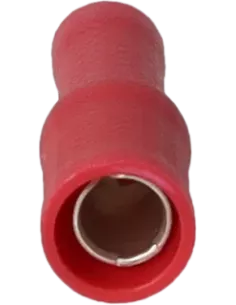 Cosse cylindrique femelle isolée 0.25 - 1.5 mm² rouge 2