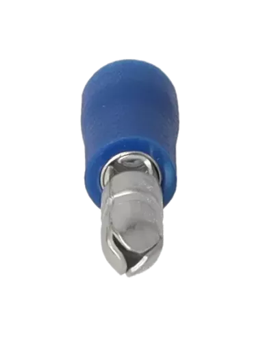 Cosse cylindrique mâle isolée 1.5 - 2.5 mm² bleu