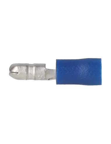 Cosse cylindrique mâle isolée 1.5 - 2.5 mm² bleu