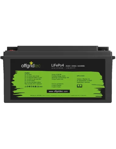 Batterie Lithium OffGridTec 24V 314Ah