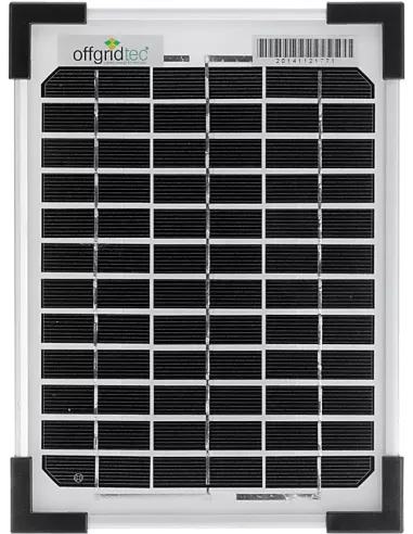 Panneau solaire monocristallin 12 V 5 W Offgridtec