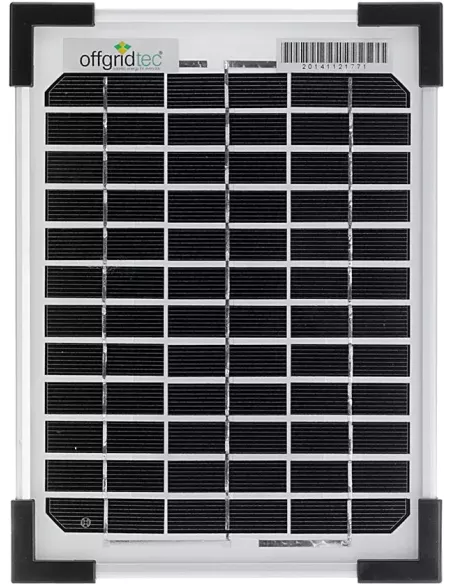 Panneau solaire monocristallin 12 V 5 W Offgridtec