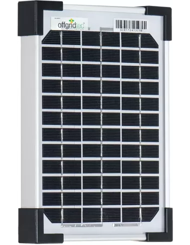 Panneau solaire monocristallin 12 V 5 W Offgridtec