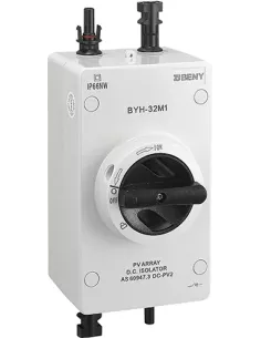 Coffret sectionneur DC 1000V 32A - 1 string - avec prises MC4