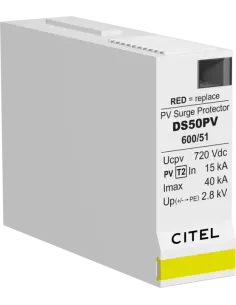 Module débrochable pour parafoudre Citel DSM50PV-600/51