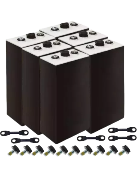 6 x Batterie de traction TAB 2PzS120 2V 120Ah C5