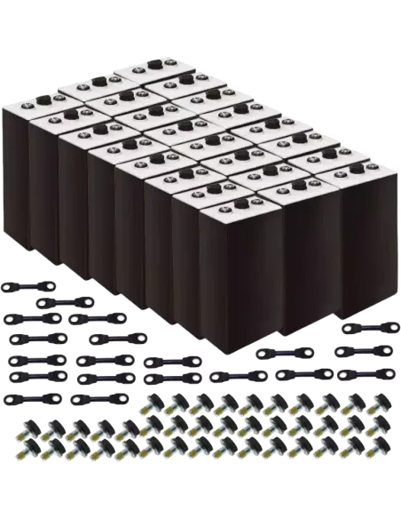 24 x Batterie de traction TAB 4PzS320 2V 320Ah C5
