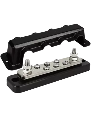 Busbar 250 A 2P avec 6 vis + capot VICTRON