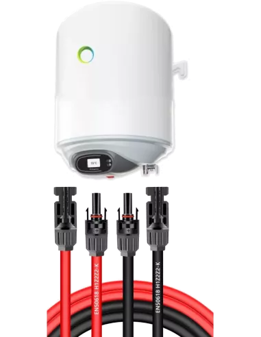 Kit chauffe-eau 30L FOTHERMO pour 1 panneaux solaire sans alimentation 230Vac