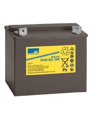 Batterie Gel 12 V 32 Ah - S12/32 G6 SOLAR SONNENSCHEIN