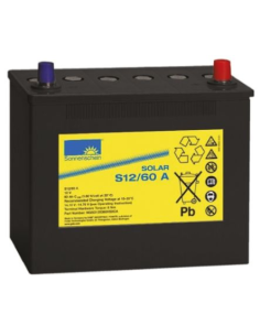 Batterie Gel 12 V 60 Ah - S12/60A SOLAR SONNENSCHEIN