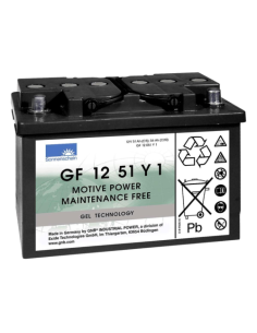 Batterie Gel GF 12 51 Y1 Sonnenschein / 12V 51Ah