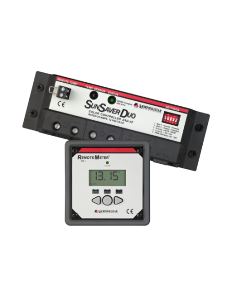 Régulateur de charge solaire MORNINGSTAR SUNSAVER DUO avec écran dép