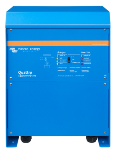 Convertisseur/Chargeur QUATTRO 24/5000/120-100/100 VICTRON profil 1