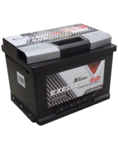 Batterie de démarrage Ca/Ca sans entretien Exellent E2 12 V 60 Ah