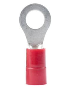 Cosse à oeillet rouge 025 à 1 mm² - M4