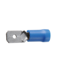 Cosse plate bleu mâle 6.3 x 0.8 mm