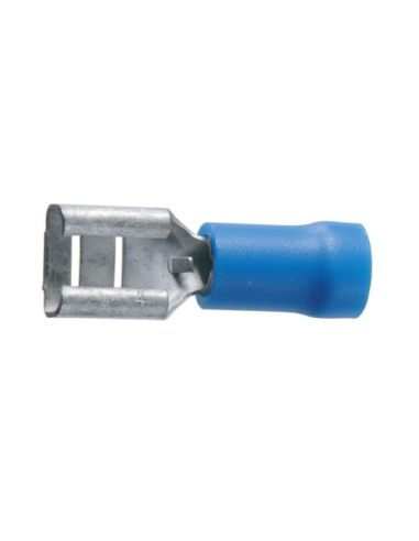 Cosse plate bleu femelle 4.8 x 0.8 mm